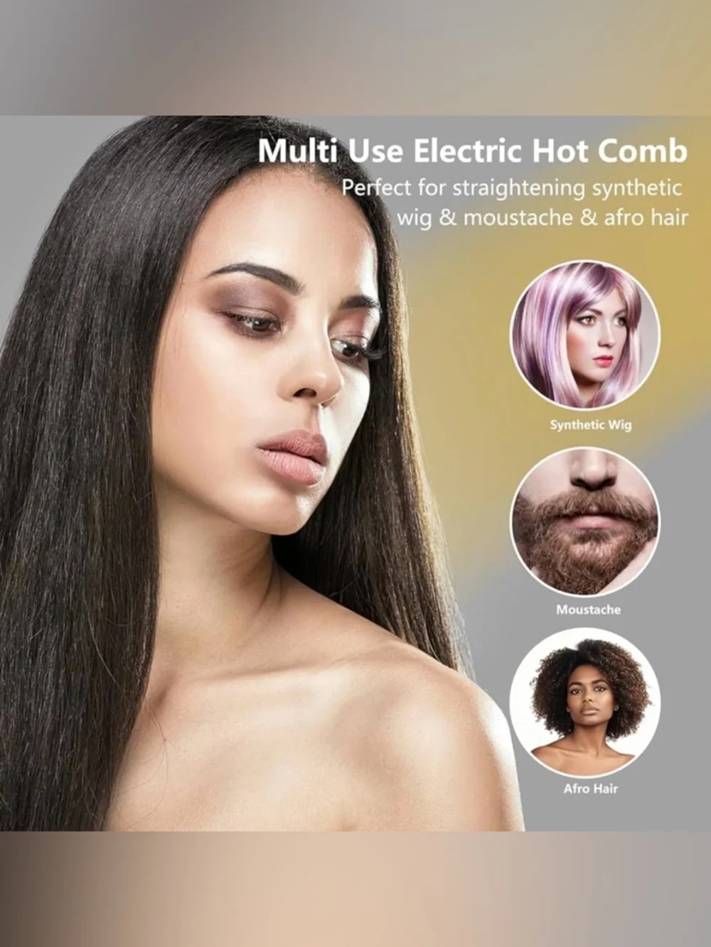 Lura Professional Ceramic Hot Pressing Comb